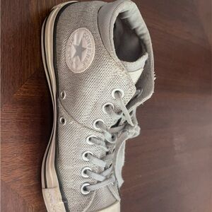 Converse all star mid rise, light grey size 8 ?can pass as a 7-7 1/2)